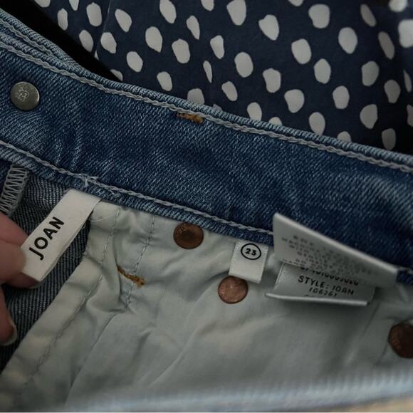 GRLFRND Joan Crop Flare Jeans In Magnetic Wash - Picture 10 of 10